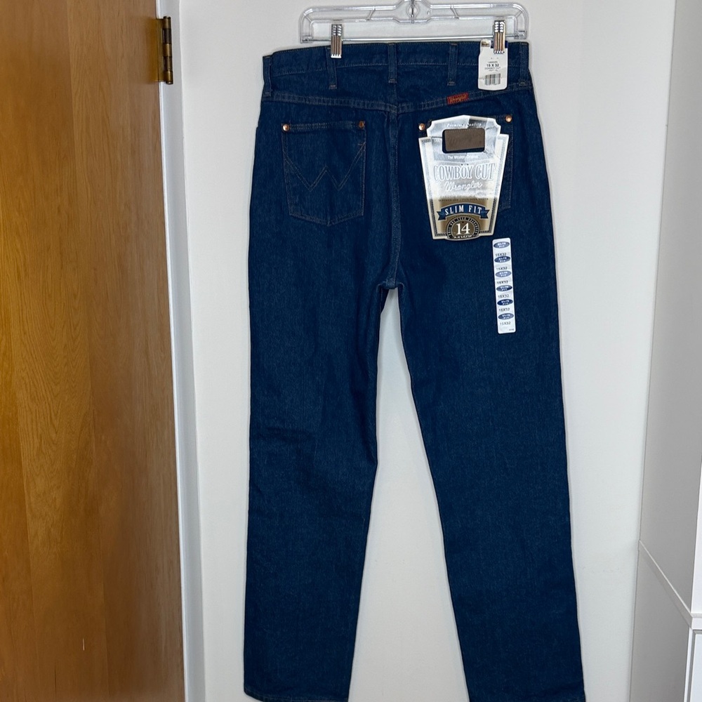 Wrangler Cowboy Cut Slim Fit Jeans Rodeo, Western, Line Dancing Closet Staple - Picture 9 of 16